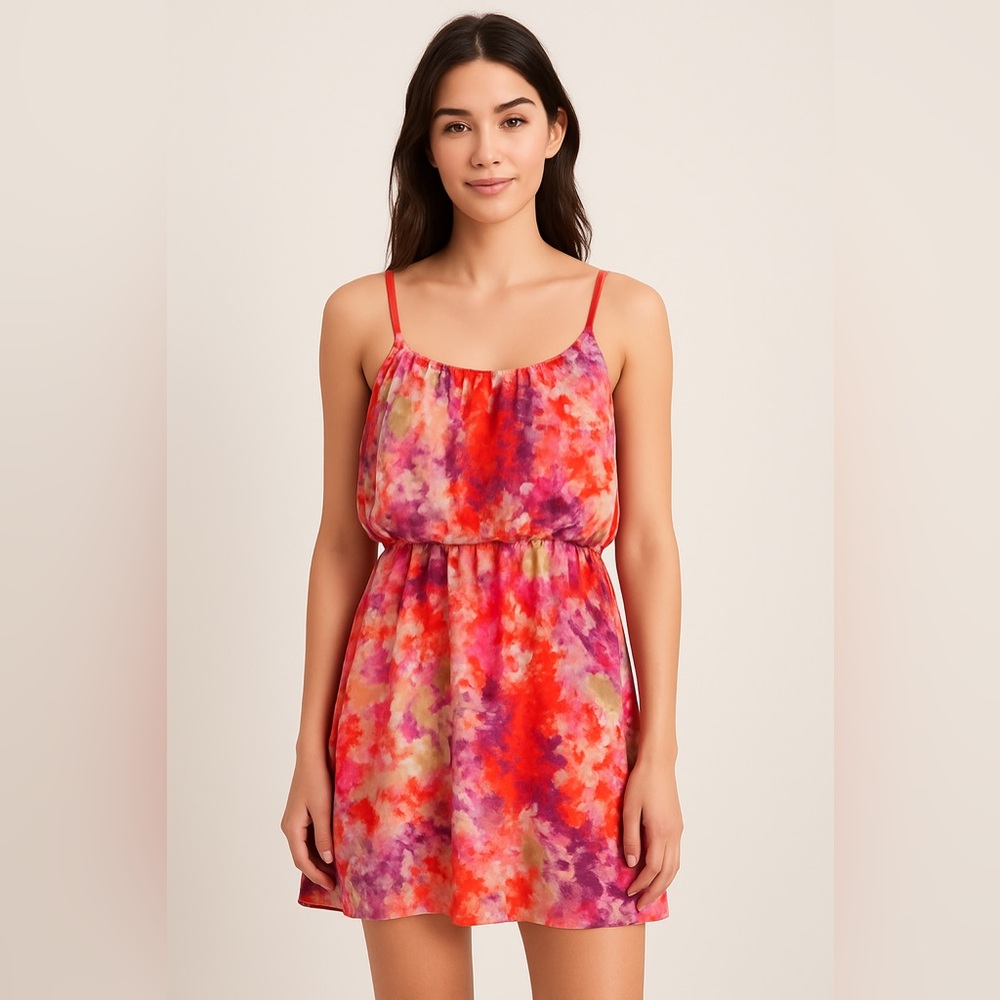 Floral Multicolor Sleeveless Dress